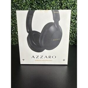 AZZARO Parfums Casque Black Bluetooth Wireless Headphones NIB